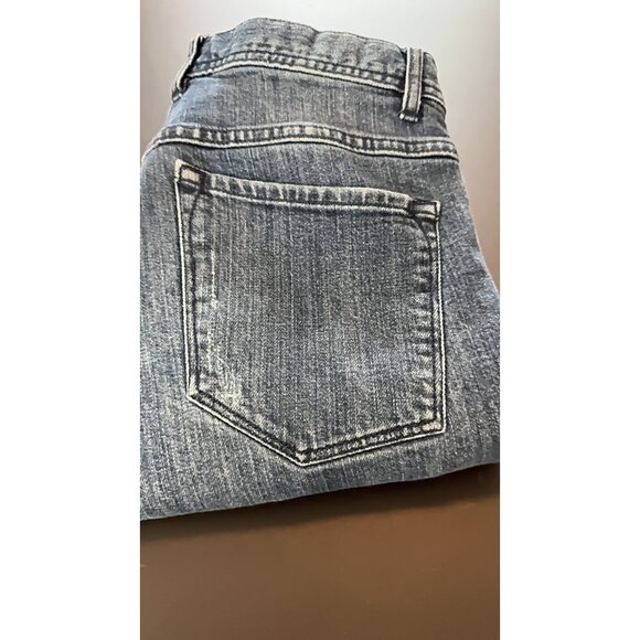 Decoy Moto Style Distressed Blue Denim Jeans Size 30 - Picture 9 of 11